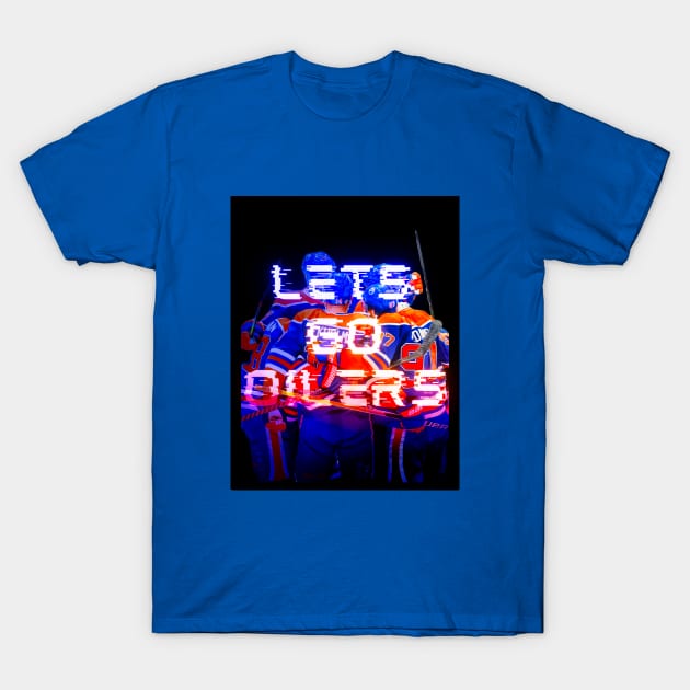 "Lets Go Oilers" T-Shirt by OilyDesigns